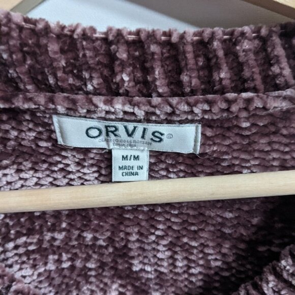 Orvis | Chenille Pullover Sweater In Mauve - Picture 4 of 6